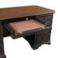 Riva Ridge Hampton 66" Executive Desk in Black Cherry, , large