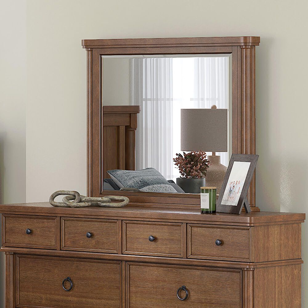 Ashley Rowlenstown Bedroom Mirror in Medium Brown, , large