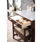 James Martin Vanities Addison 30" Freestanding Countertop Unit in Mid Century Acacia with 3 cm Carrara White Marble Top, , large