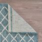 L&R Resources Sun Shower 5" x 8" Blue and Gray Indoor/Outdoor Area Rug, , large