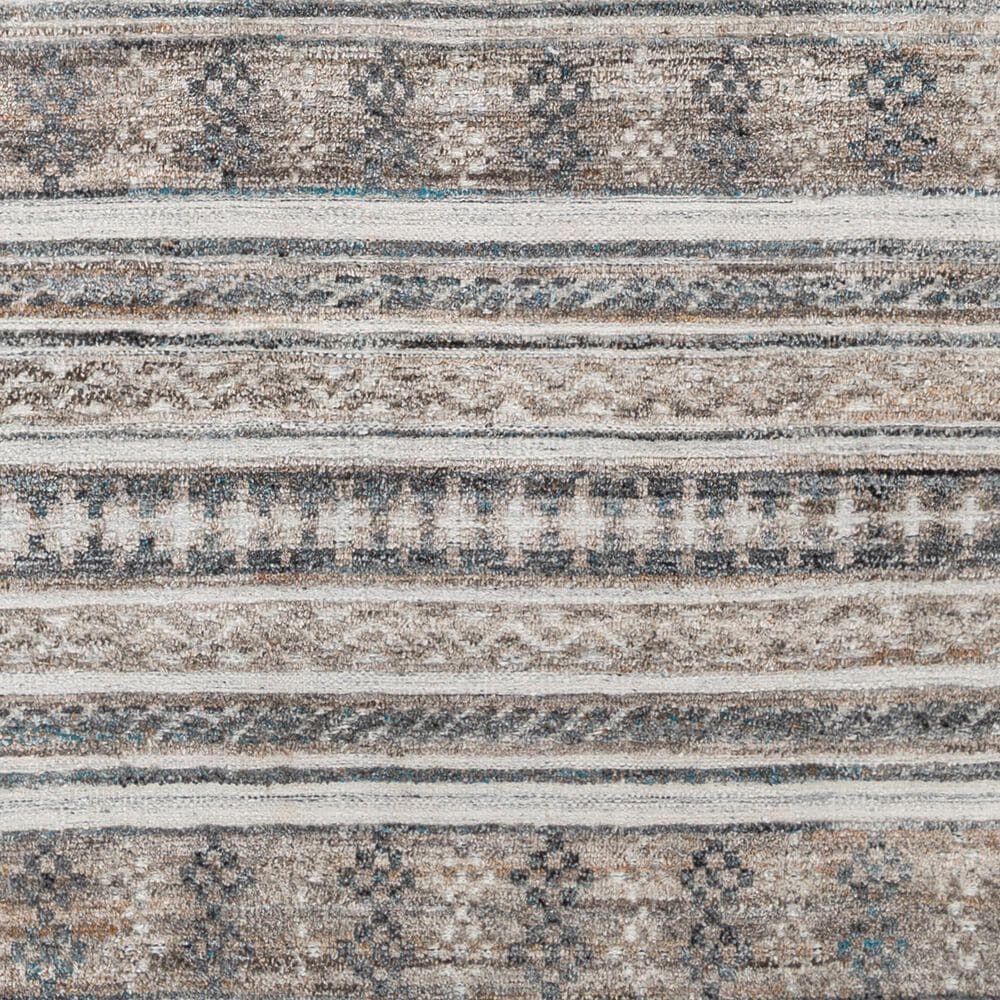 Surya Pompei 2&#39; x 3&#39; Brown, Off White, Light Gray, Black, Dark Blue and Charcoal Area Rug, , large