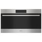 Wolf Appliances 1.6 Cu. Ft. E Series Transitional Drop-Down Door Speed Oven in Stainless Steel, , large