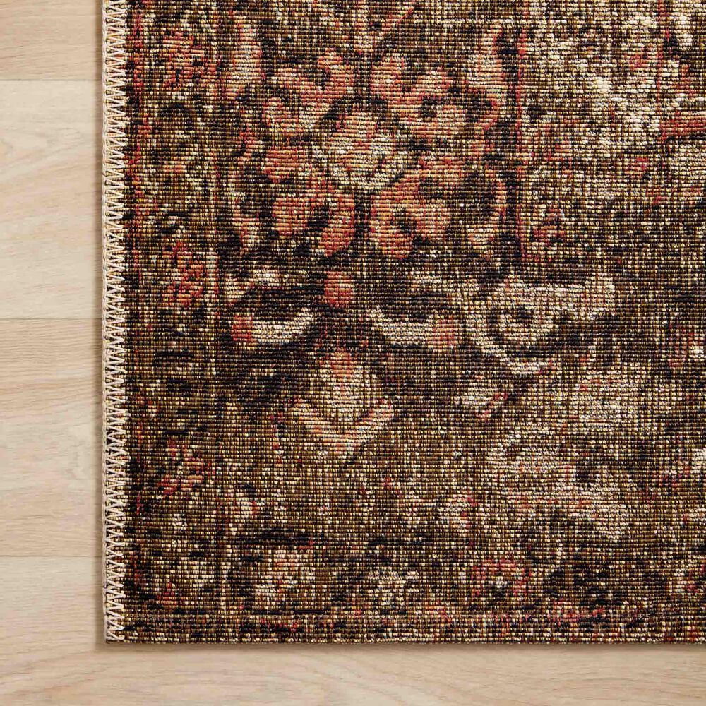 Loloi Sebastian SEB-01 7&#39;10&quot; x 11&#39;2&quot; Rust and Tobacco Area Rug, , large