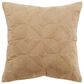 Rizzy Home 20" x 20" Floral Down Filled Throw Pillow in Tan, , large