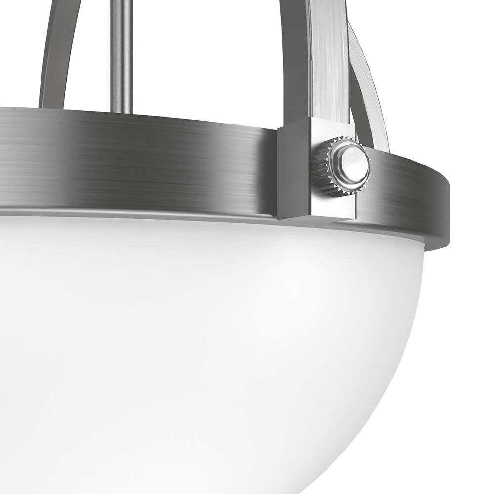 Hunter Wedgefield 3-Light Pendant in Brushed Nickel, , large
