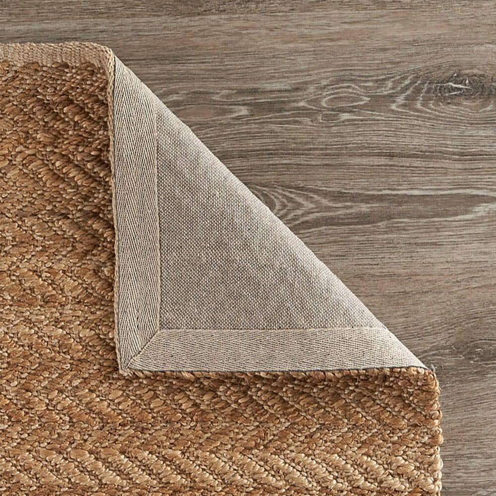 L&amp;R Resources Natural Fiber 7&#39;9&quot; x 9&#39;9&quot; Bright White Area Rug, , large