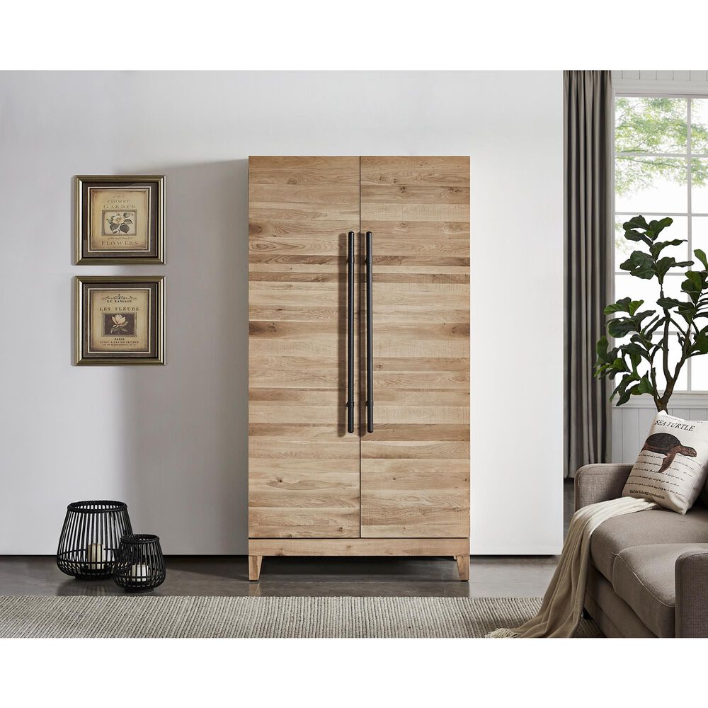 Imperial Fulton Bar Cabinet in Reclaimed Oak, , large