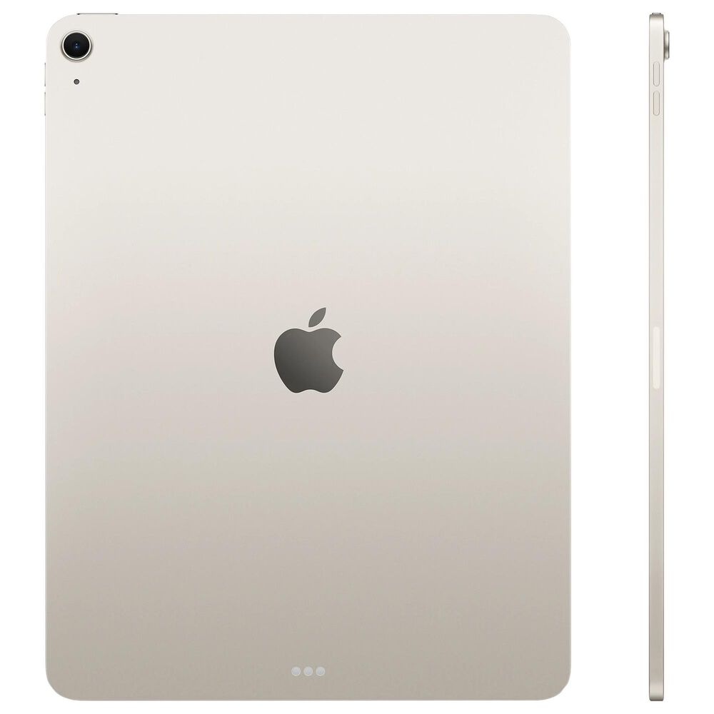 Apple 13-Inch iPad Air M3 Chip Wi-Fi 1TB in Starlight &#40;Latest Model with 2-Year AppleCare+, , large
