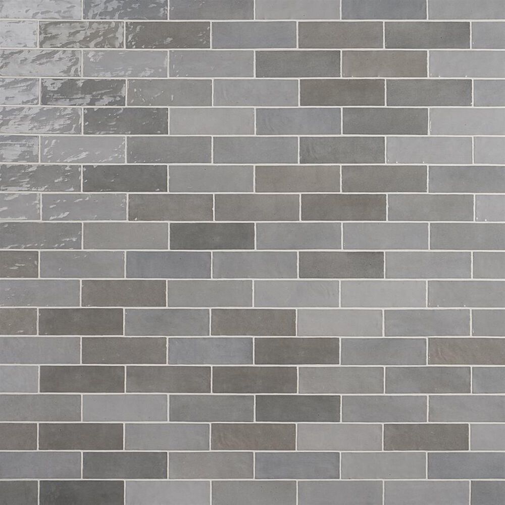 Soho Studio Serena Grey 3" x 8" Ceramic Tile, , large