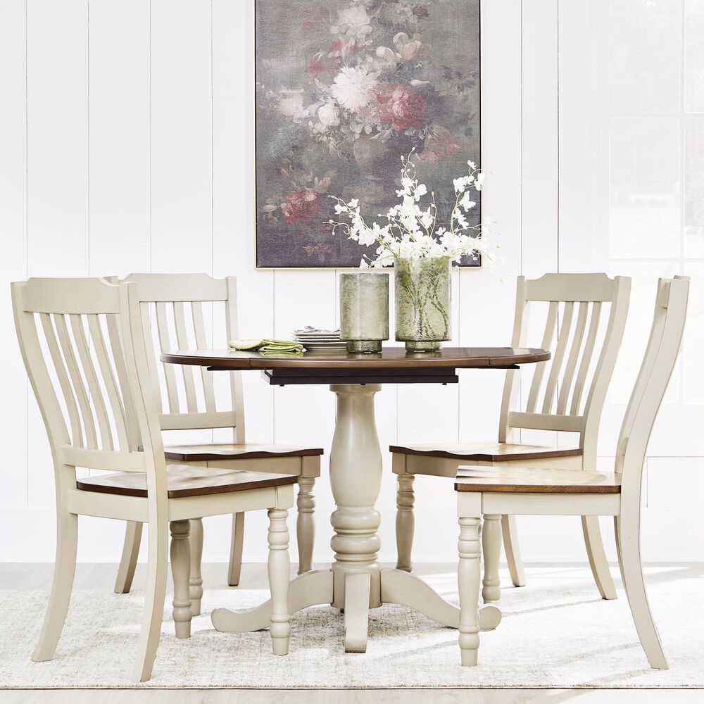 Ashley Wirloni Side Chair in Antique White and Brown, , large