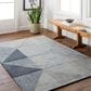 Surya Glasgow 8" x 10" Gray, Navy and Pale Blue Area Rug, , large