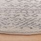Safavieh Tulum Transitional  5" Round Ivory and Grey Area Rug, , large
