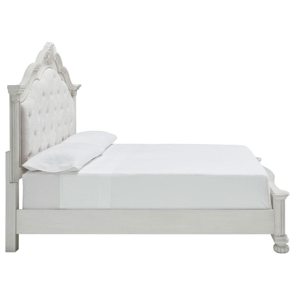 Ashley Montelaine 5-Piece Queen Panel Bedroom Set in Antique White, , large