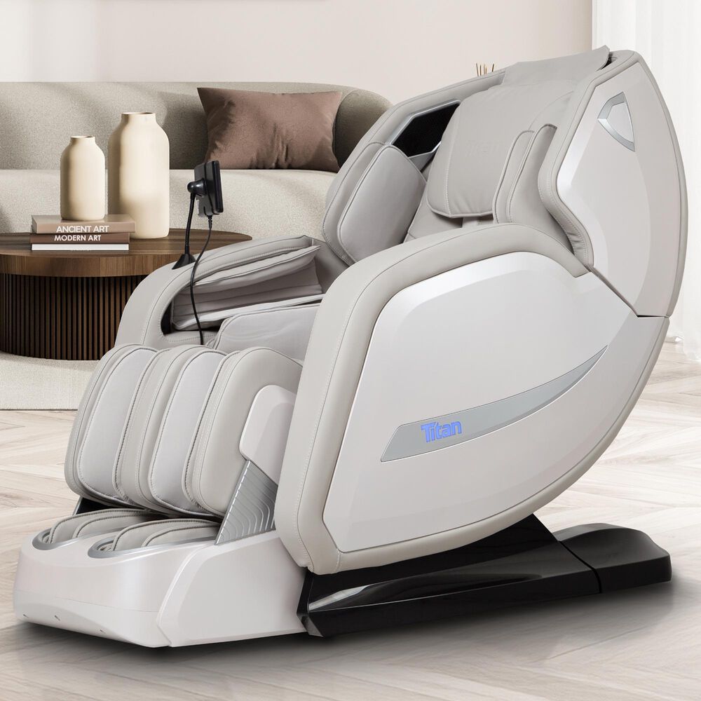 Osaki Advent 4D Power Zero Gravity Massage Chair with Spinning Calf Rollers in Taupe, , large