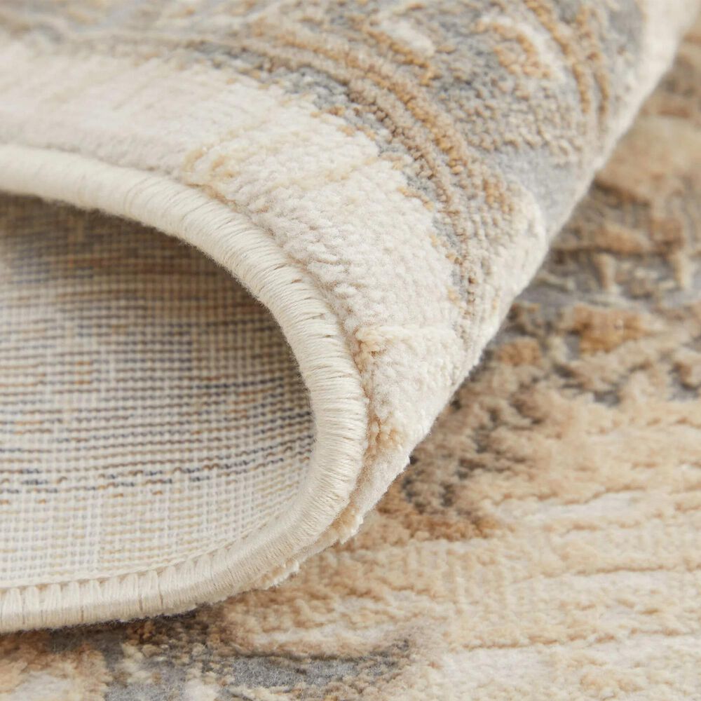 Feizy Celene 39KZF 5&#39; x 7&#39;6&quot; Beige and Gray Area Rug, , large