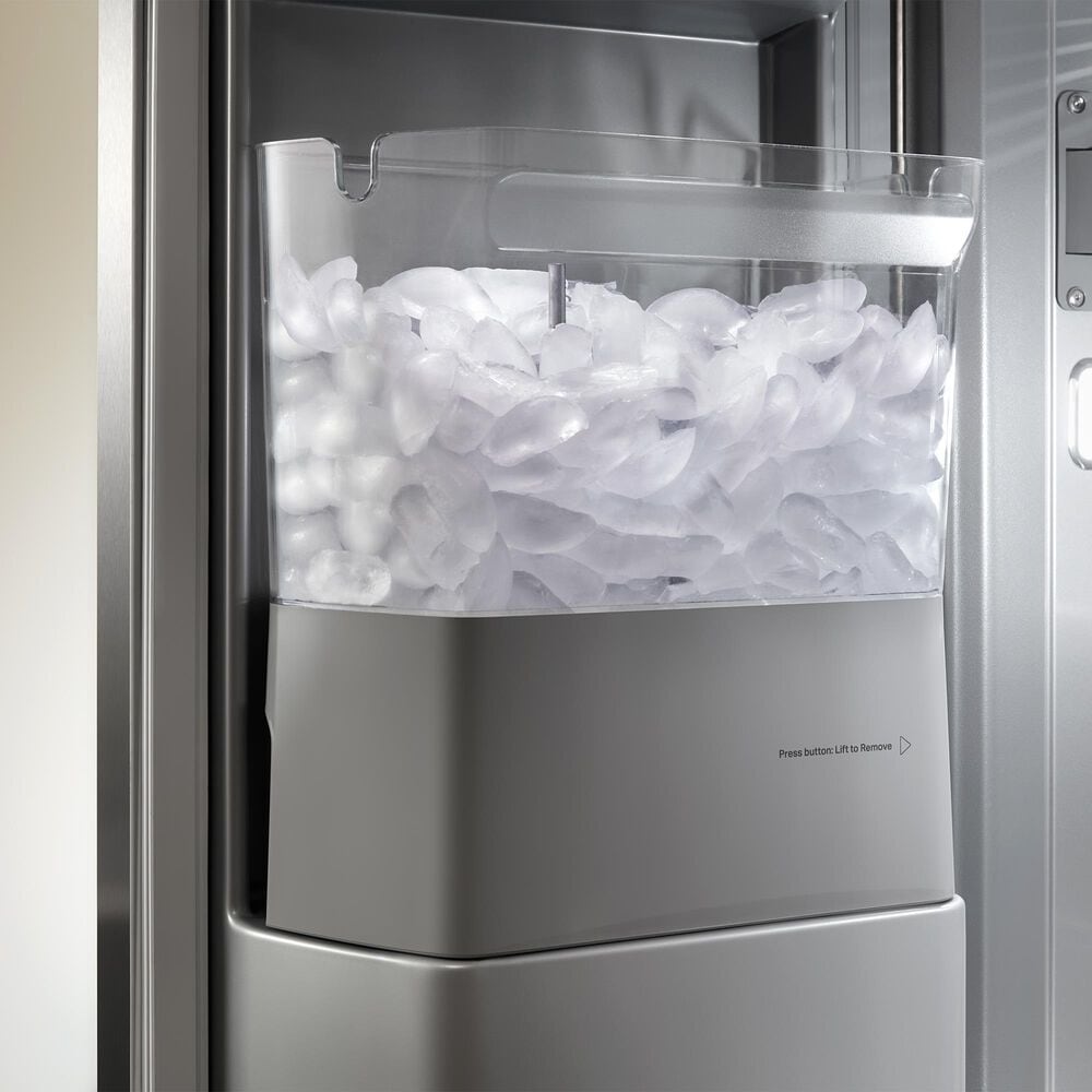 KitchenAid 29.4 Cu. Ft. Built-In Side-by-Side Refrigerator with Exterior Water and Ice Dispenser in PrintShield Stainless Steel, , large