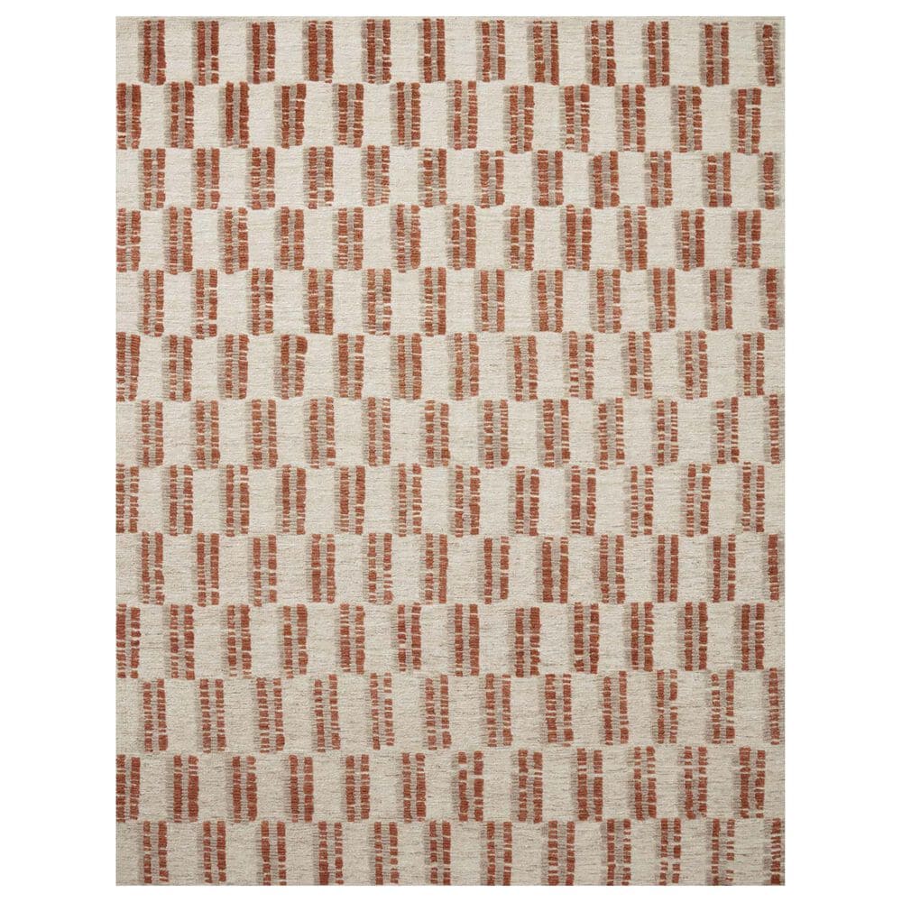 Loloi Harrison 7"9" x 9"9" Beige and Rust Area Rug, , large