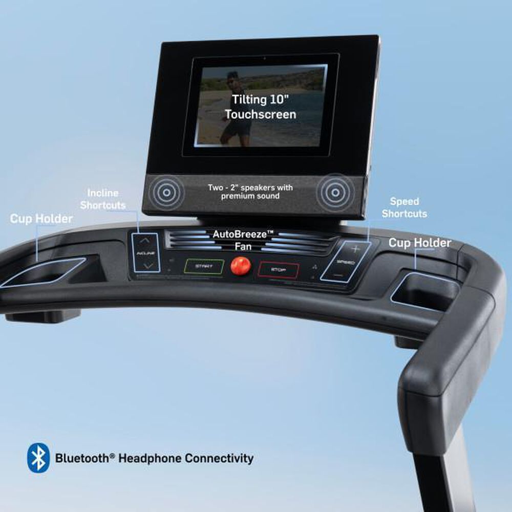 NordicTrack T Series 10 Treadmill in Black, , large