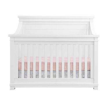 Appleseed Rowan 4-In-1 Convertible Crib in Pure White, , large
