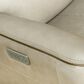 Flexsteel Henry Power Swivel Glider Recliner in Beige, , large