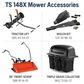 Husqvarna 48" 200-Series Gas-Powered Riding Lawn Mower with Kawasaki Engine, , large