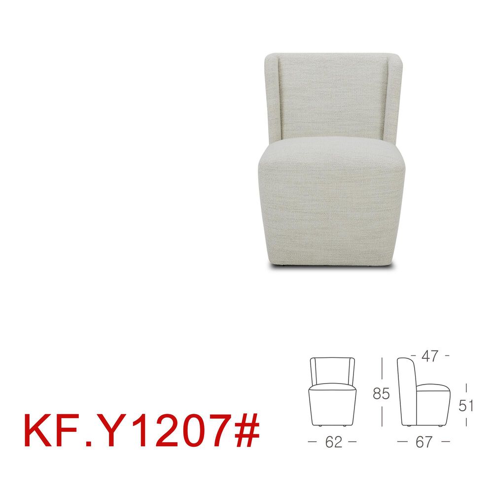 Interlochen Contemporary Dining Side Chair in Merino Pearl White, , large
