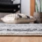 Safavieh Tulum 9" x 12" Ivory and Black Area Rug, , large