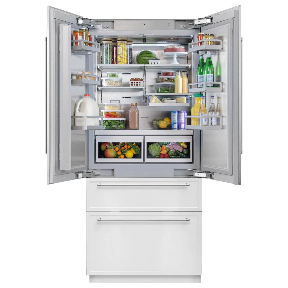 Thermador 18.8 Cu. Ft. Built-In French Door Refrigerator in Panel Ready, , large