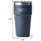 YETI Rambler 20 Oz Stackable Cup with MagSlider Lid in Rescue Red, , large
