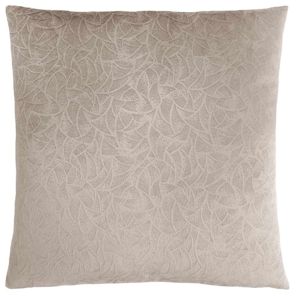 Monarch Specialties 18" x 18" Pillow in Taupe Velvet, , large