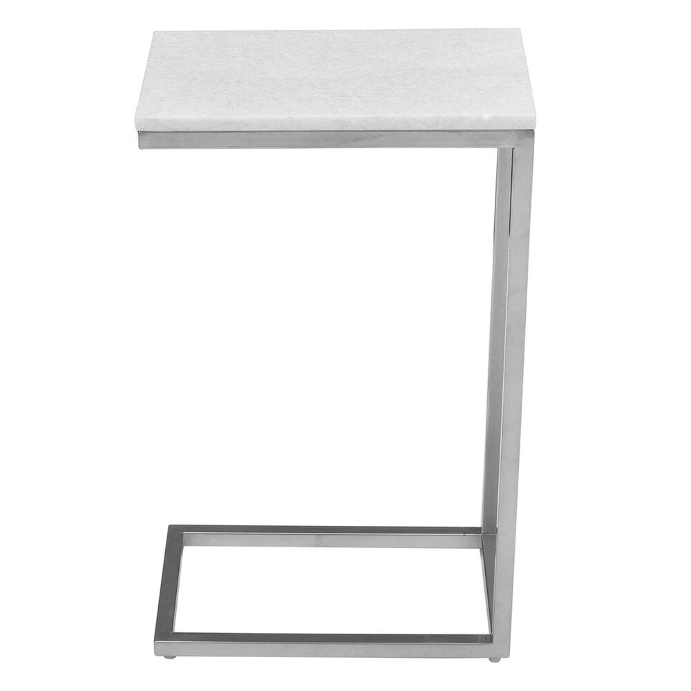 Jofran Aurora C-Table in Bianco White, , large