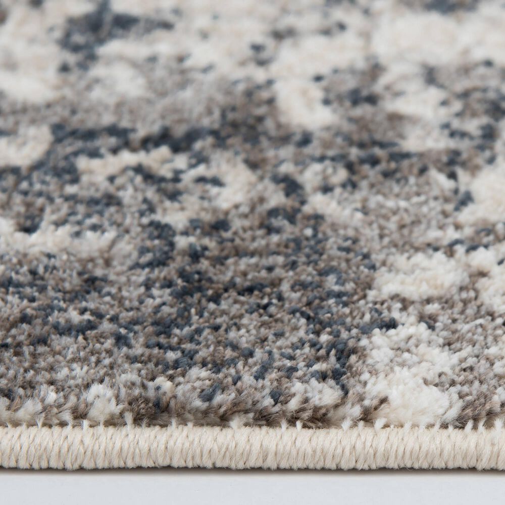 Central Oriental Minerva Fitz 5&#39; x 7&#39;3&quot; Grey and Blue Area Rug, , large