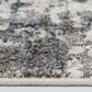 Central Oriental Minerva Fitz 5" x 7"3" Grey and Blue Area Rug, , large