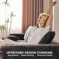 HOMLUX 134.6" Sectional Sofa with High Density Foam in Gray, , large