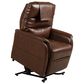 Lounge Destin Comfort Zone 1 Power Lift Recliner with Power Headrest in Chestnut, , large