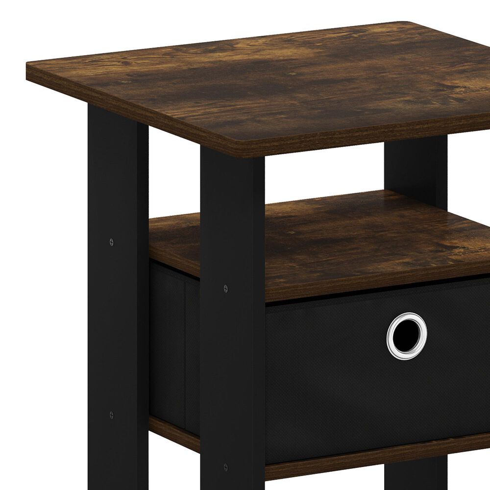 HOMLUX 1-Drawer End Table in Amber Pine, , large