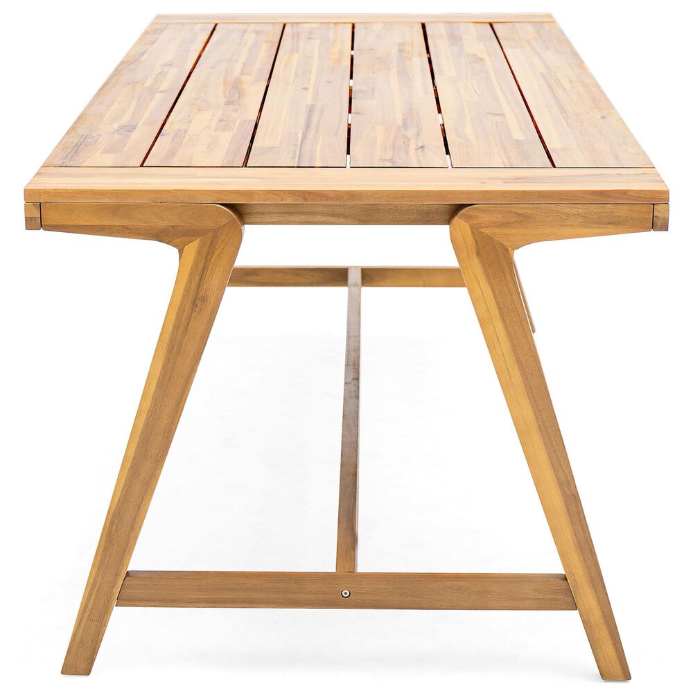 Hearth and Haven 3-Piece Outdoor Picnic Table Set in Teak, , large