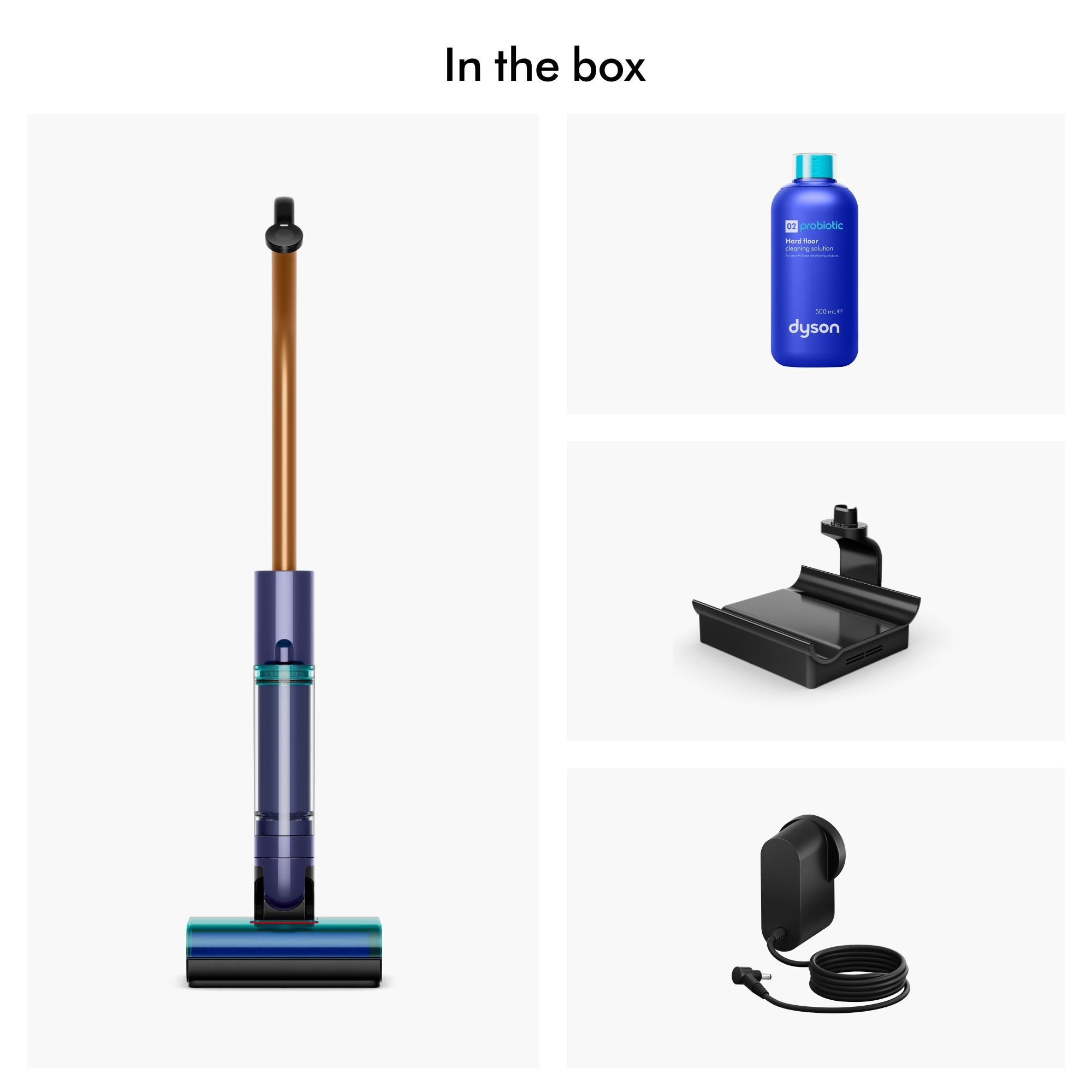 Dyson Clean and Wash Hygiene Wet Cleaner in Prussian Blue and Copper