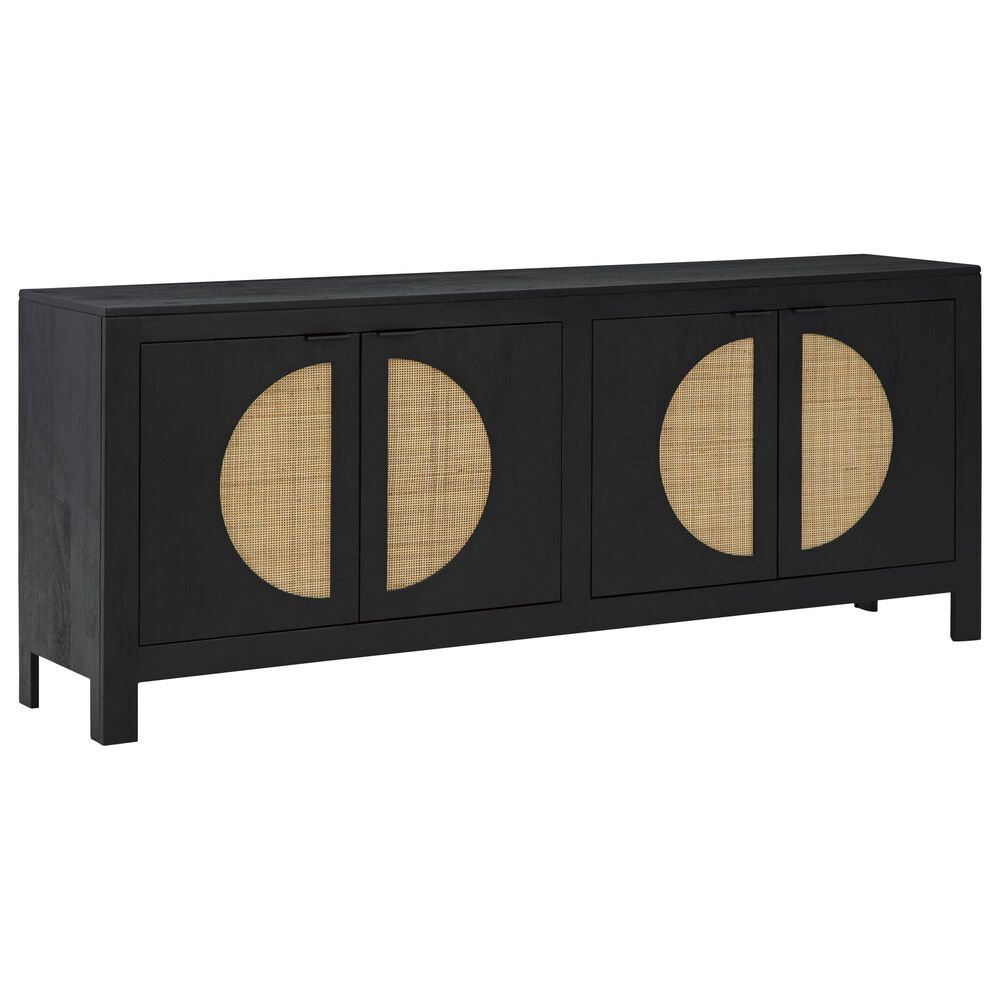 Ashley Cliffiings Accent Cabinet in Black and Natural, , large