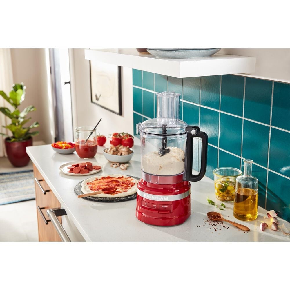 KitchenAid 9 Cup Food Processor in Empire Red