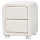 Baxton Studio Bonilla 2-Drawer Nightstand in White, , large
