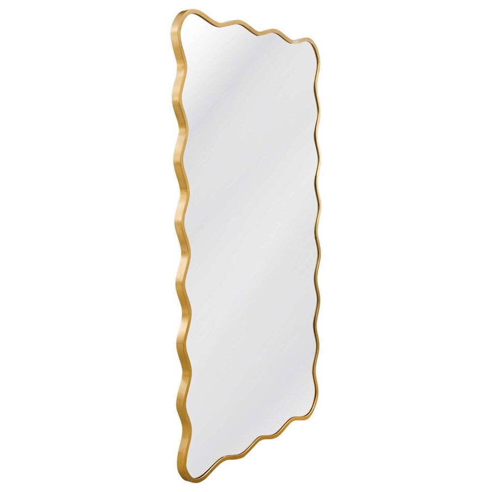 Bassett Mirror Company Freya Floor Mirror in Antique Gold Leaf, , large
