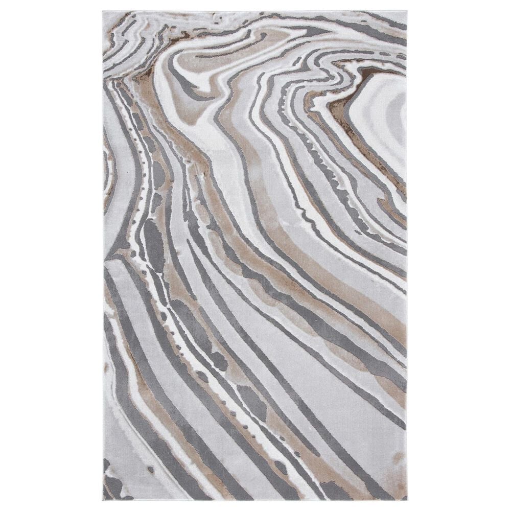 Safavieh Craft CFT843D 2"7" x 5" Gold and Grey Area Rug, , large
