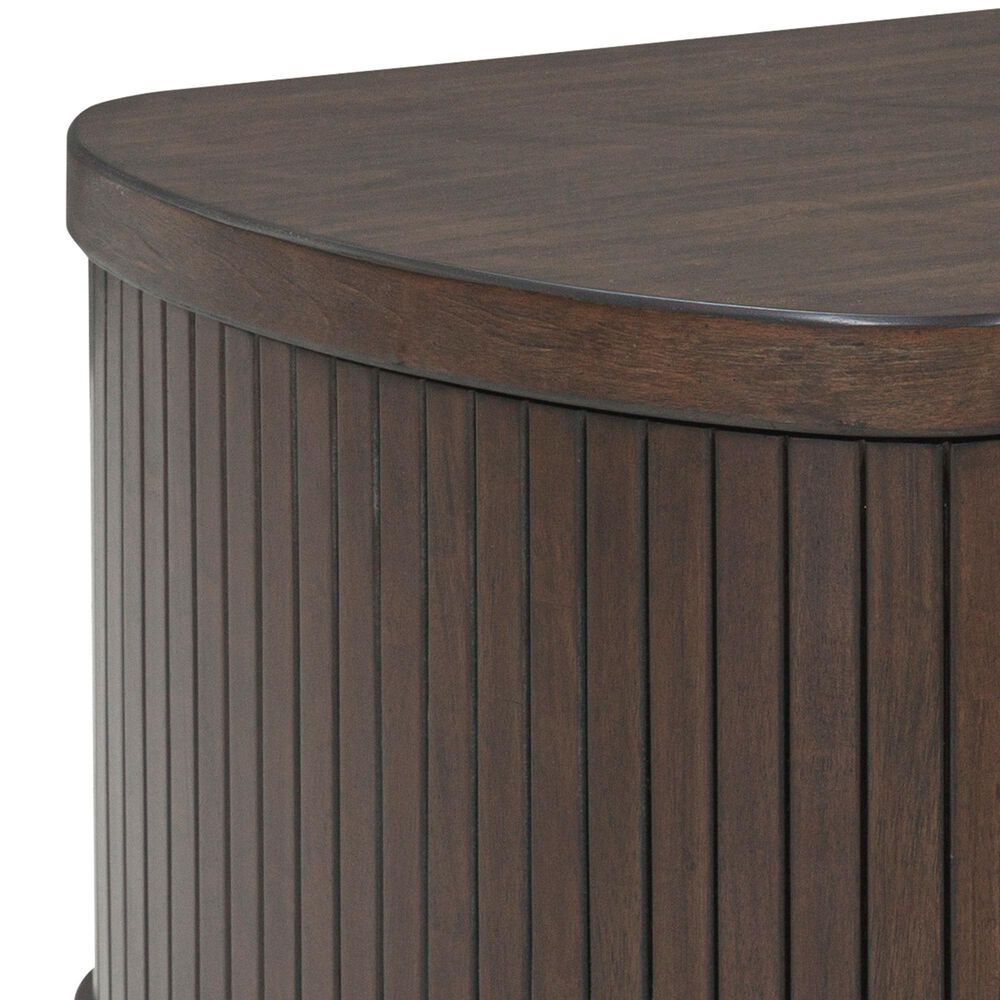 Ashley Korestone Lift Top Cocktail Table in Dark Brown, , large