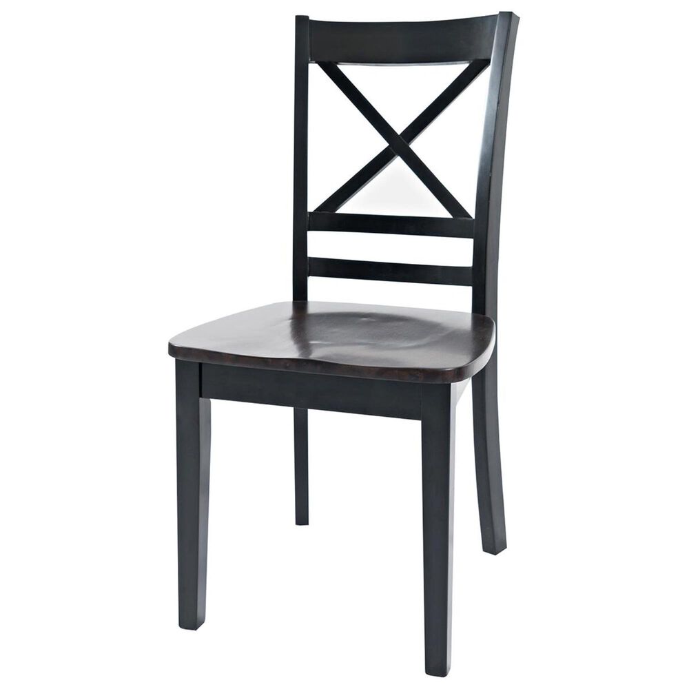 Waltham Asbury Park X-Back Chair in Black and Autumn, , large