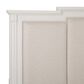 Nicolette Home Willowbrook King Panel Bed with Upholstered Headboard in Egg Shell White, , large