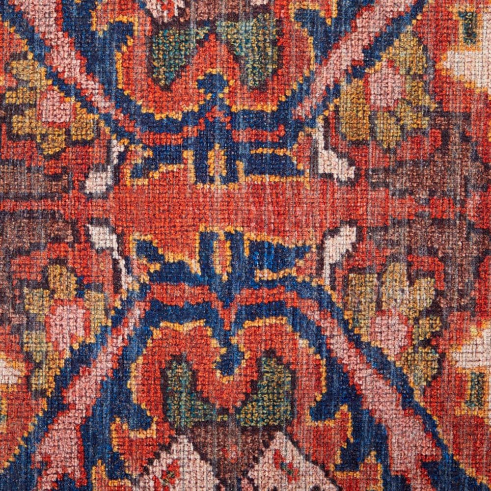 Feizy Rawlins 39HMF 3&#39;11&quot; x 6&#39; Red and Navy Area Rug, , large
