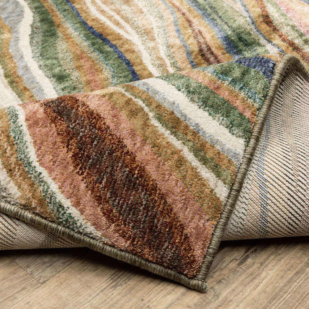 Oriental Weavers Tisdell TIS07 Multicolor 2'3" x 7'6" Runner, , large