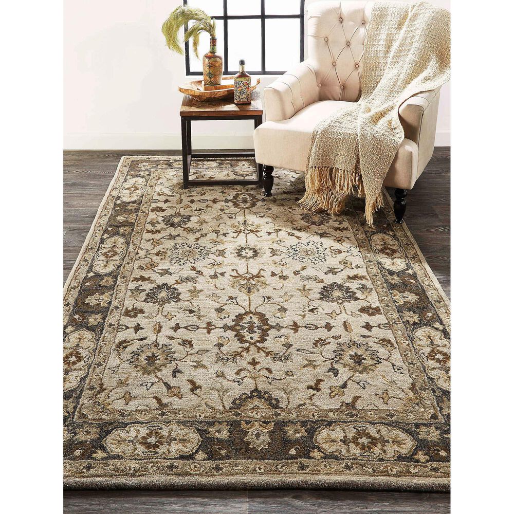 Feizy Eaton 8&#39; x 11&#39; Gray Area Rug, , large