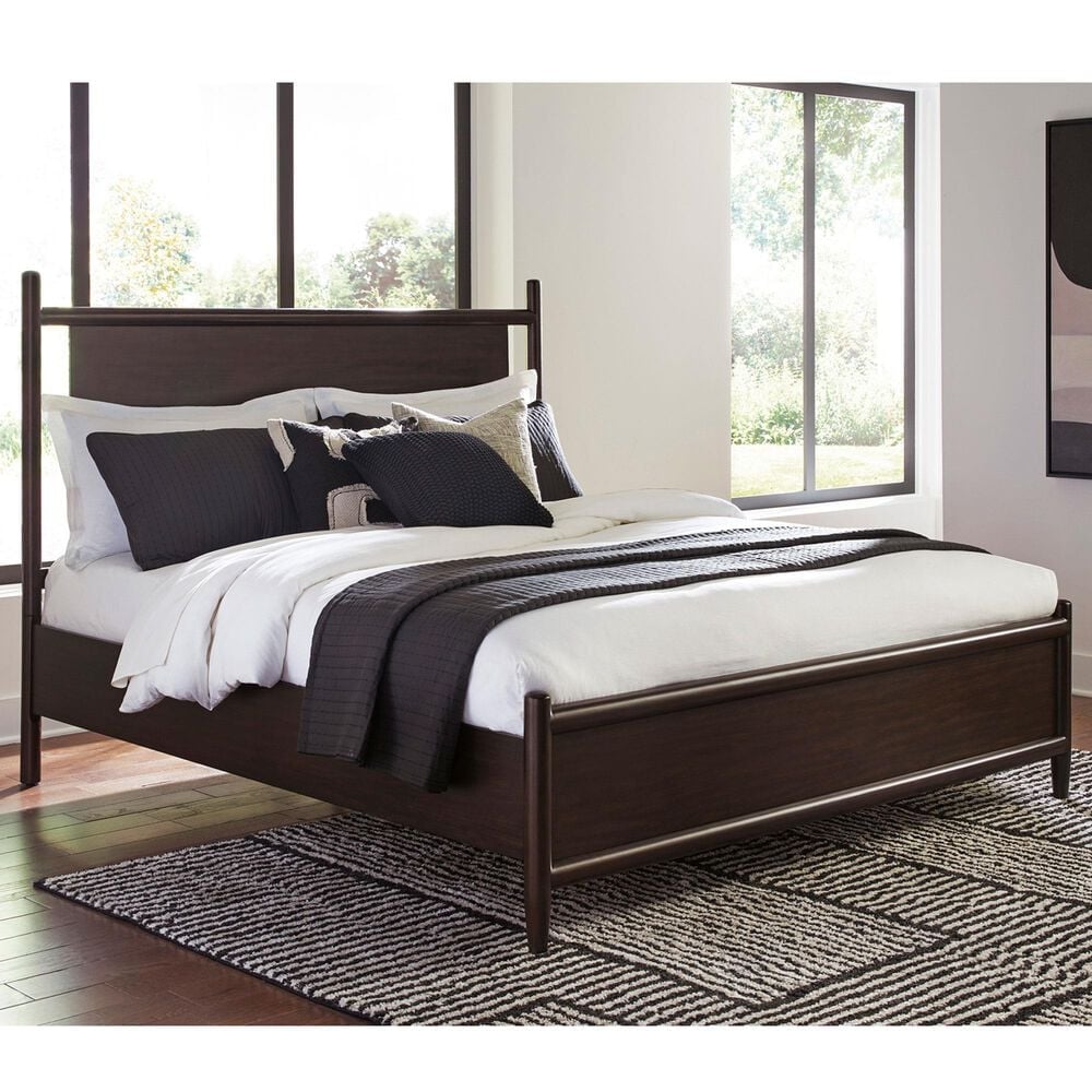 Ashley Dantenton California King Panel Bed in Merlot, , large